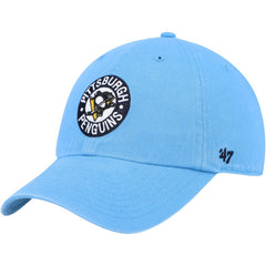 NHL Pittsburgh Penguins '47 Clean Up Adjustable Hat - Light Blue