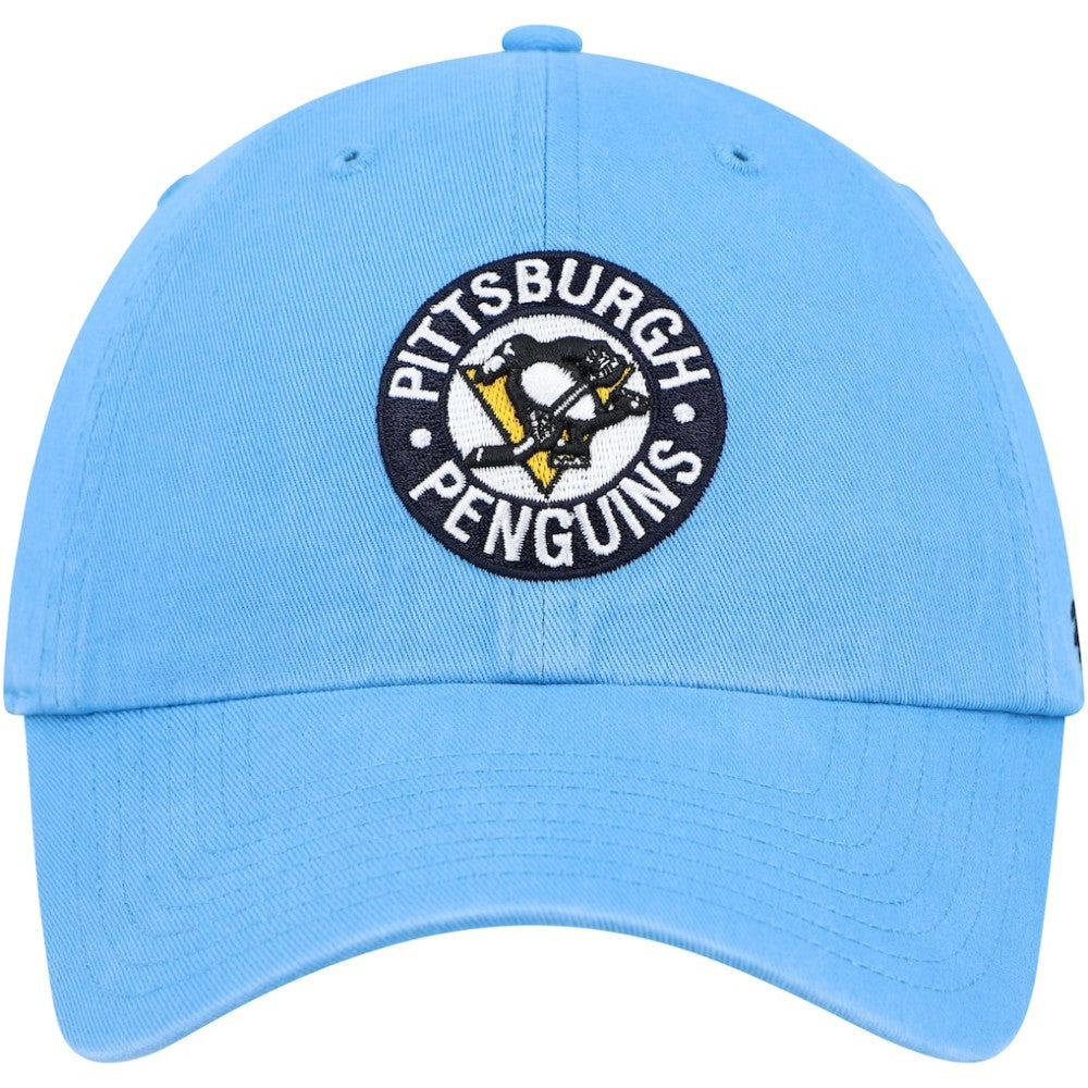 NHL Pittsburgh Penguins '47 Clean Up Adjustable Hat - Light Blue