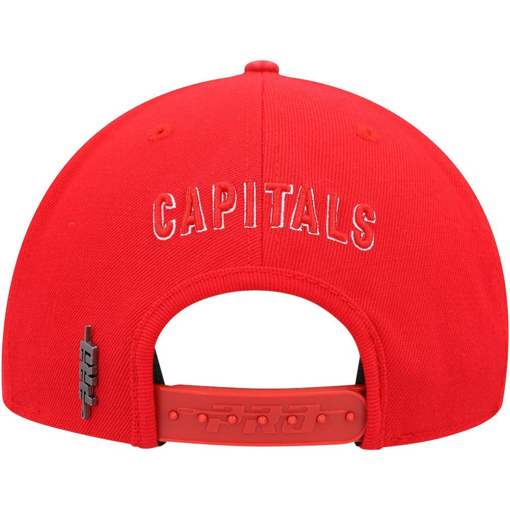 NHL Washington Capitals Pro Standard Core Classic Logo Snapback Hat - Red