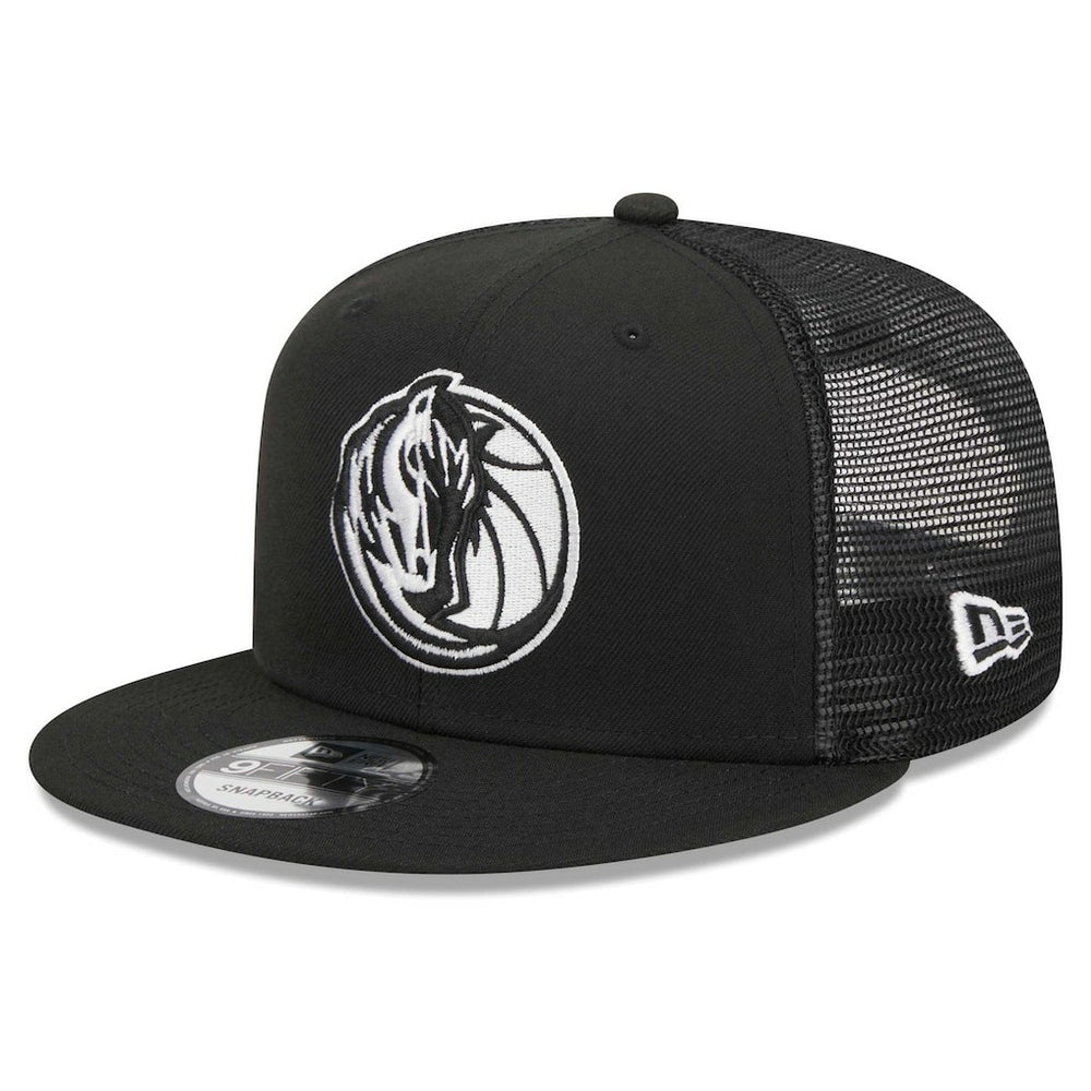 Dallas Mavericks 9FIFTY Snapback Trucker Hat Black