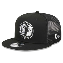 Dallas Mavericks 9FIFTY Snapback Trucker Hat Black