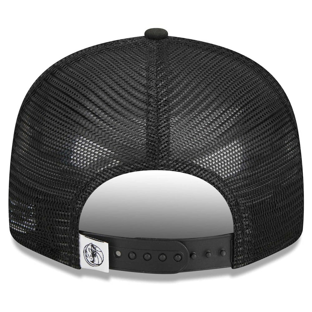 Dallas Mavericks 9FIFTY Snapback Trucker Hat Black