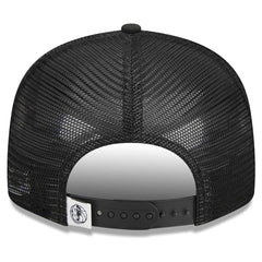 Dallas Mavericks 9FIFTY Snapback Trucker Hat Black