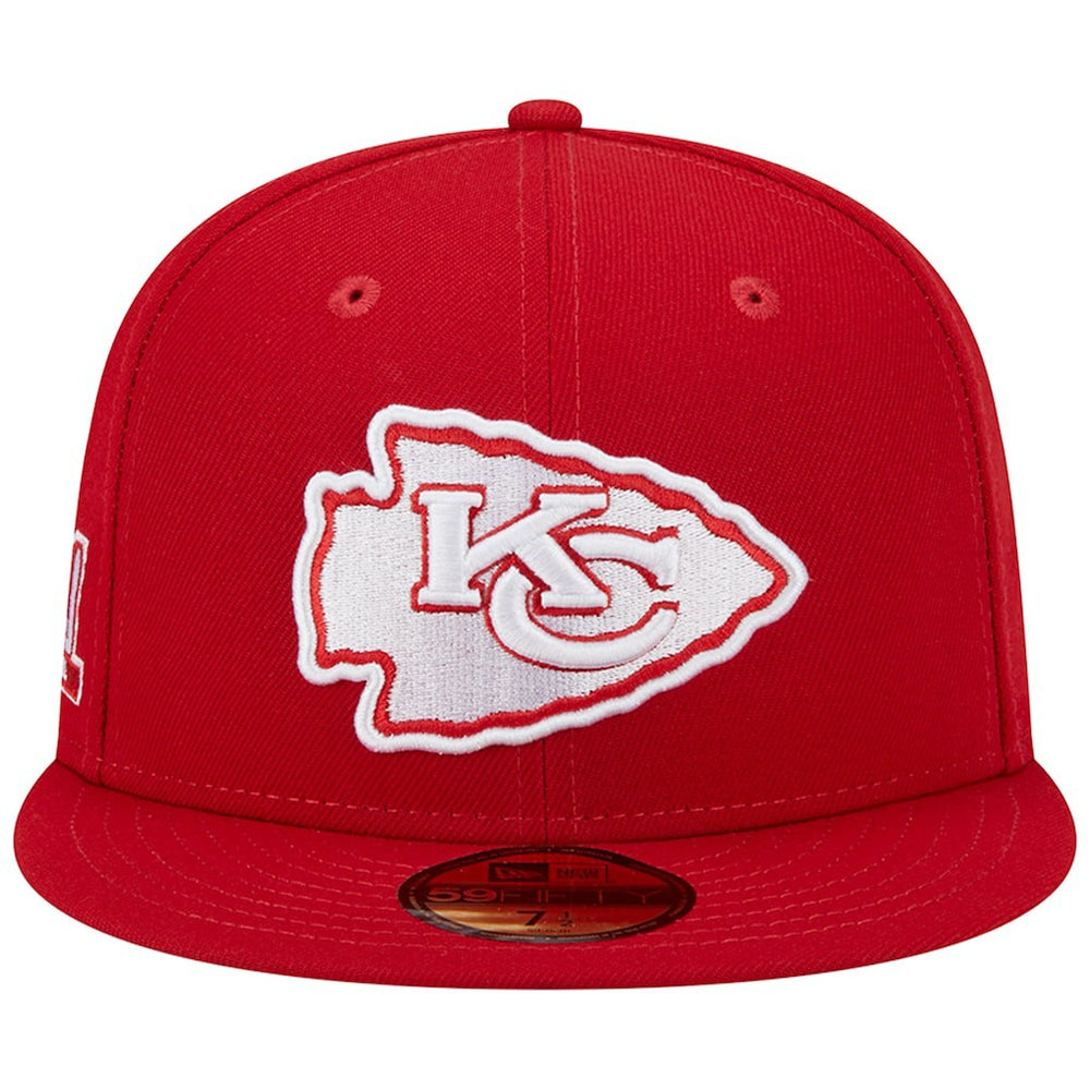 Kansas City Chiefs New Era Super Bowl LIV Main Patch 59FIFTY Fitted Hat Scarlet