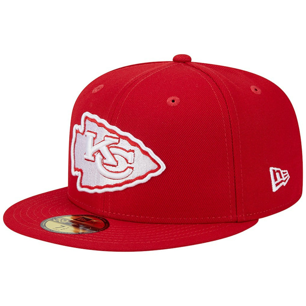 Kansas City Chiefs New Era Super Bowl LIV Main Patch 59FIFTY Fitted Hat Scarlet