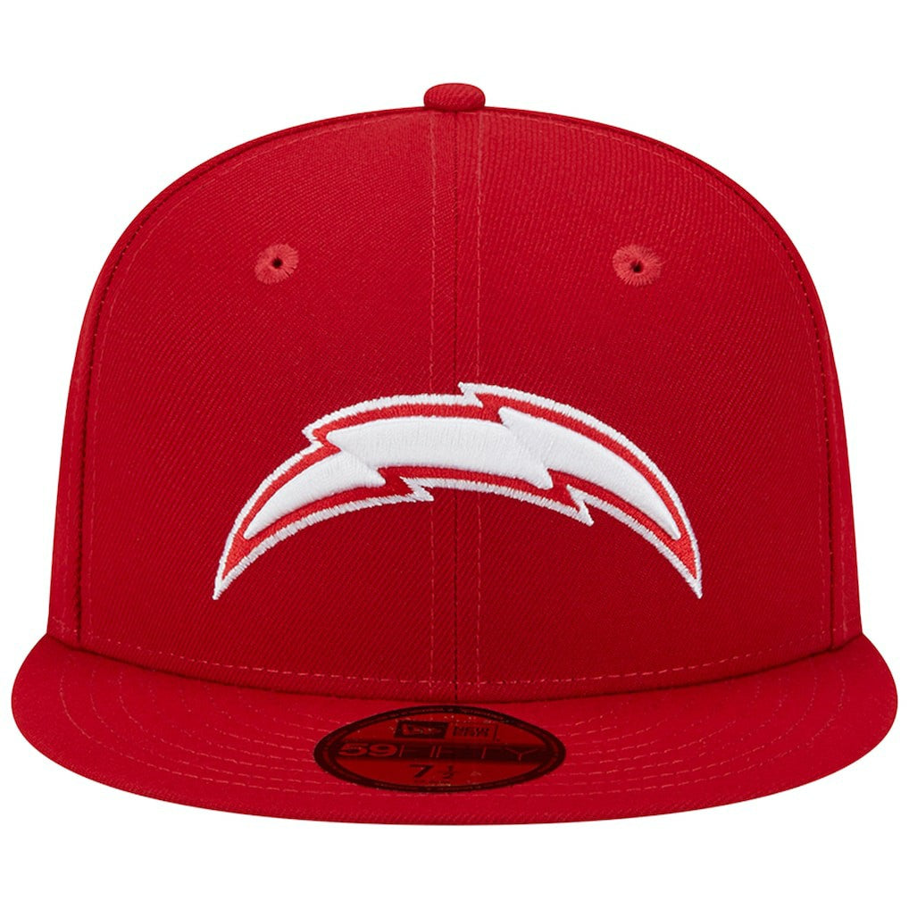 Los Angeles Chargers New Era Super Bowl XXIX Main Patch 59FIFTY Fitted Hat Scarlet