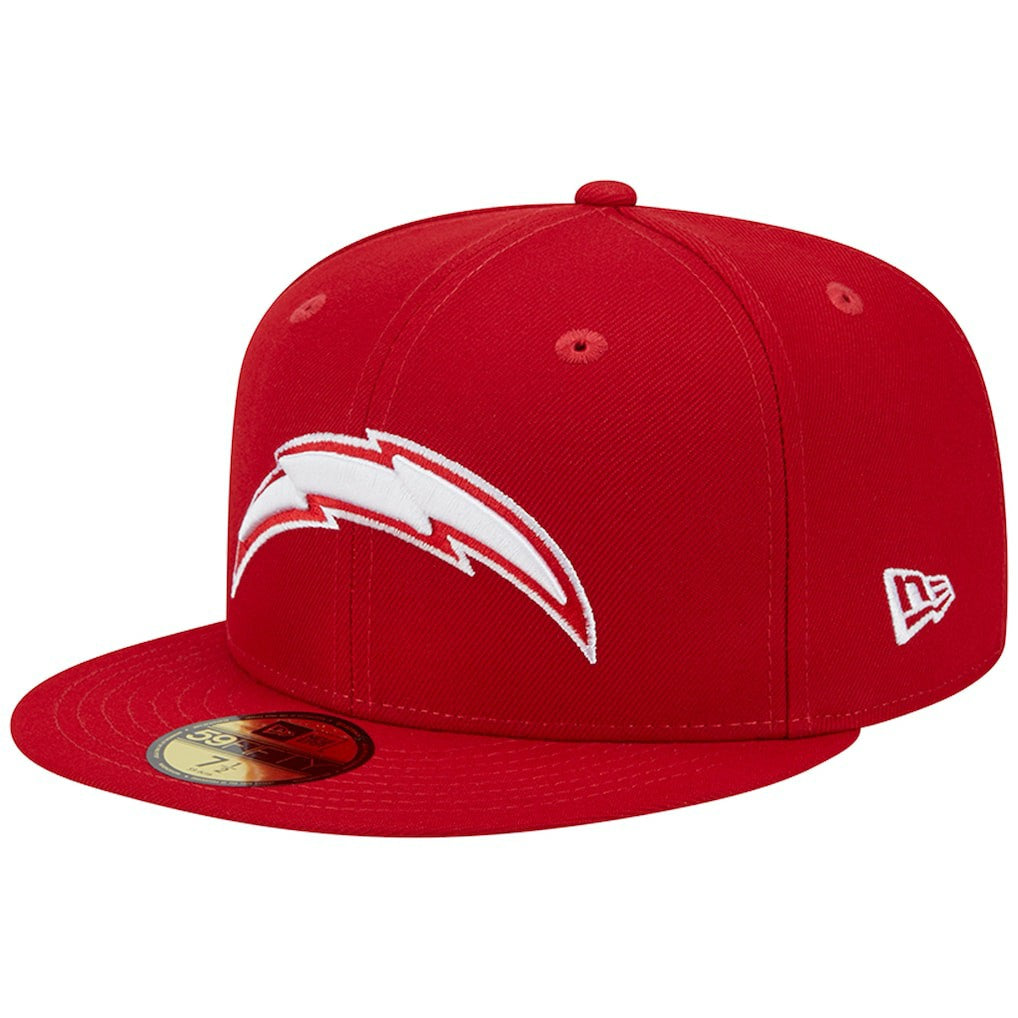 Los Angeles Chargers New Era Super Bowl XXIX Main Patch 59FIFTY Fitted Hat Scarlet