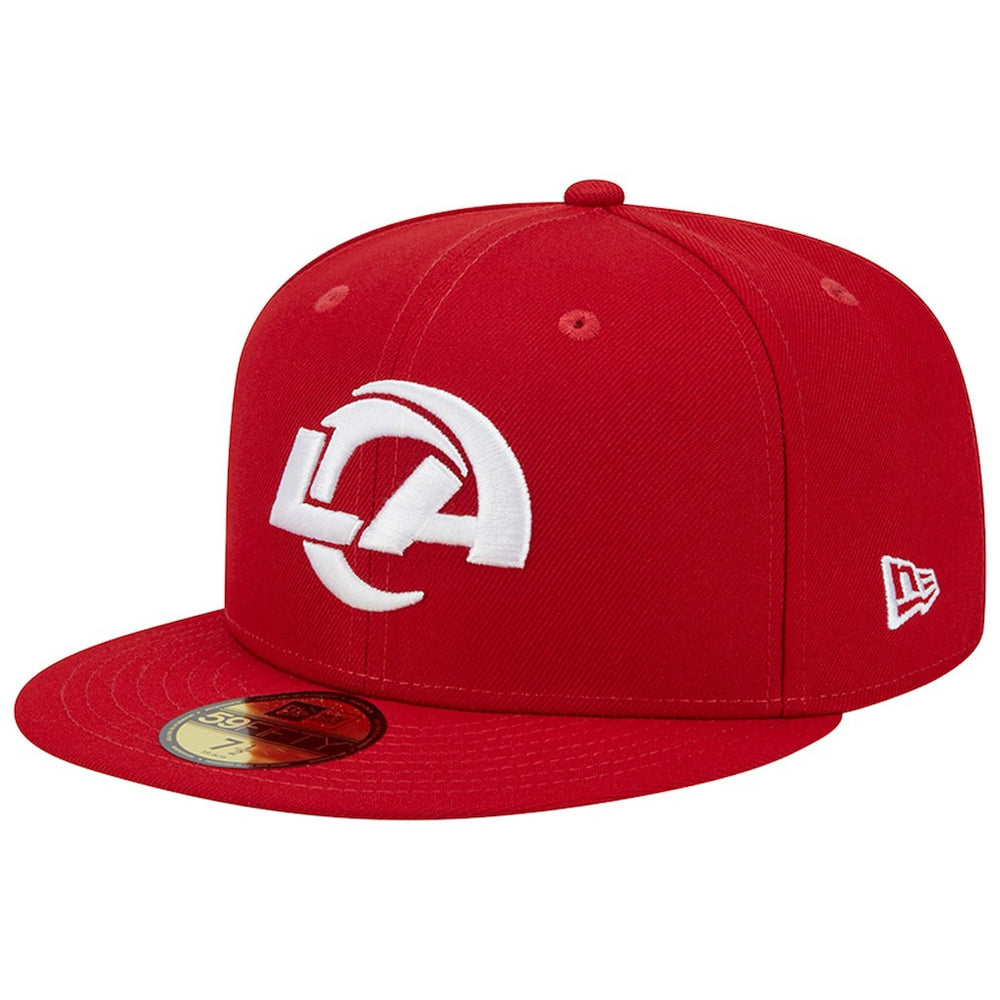 Los Angeles Rams New Era 1990 Hawaii Pro Bowl Main Patch 59FIFTY Fitted Hat Scarlet