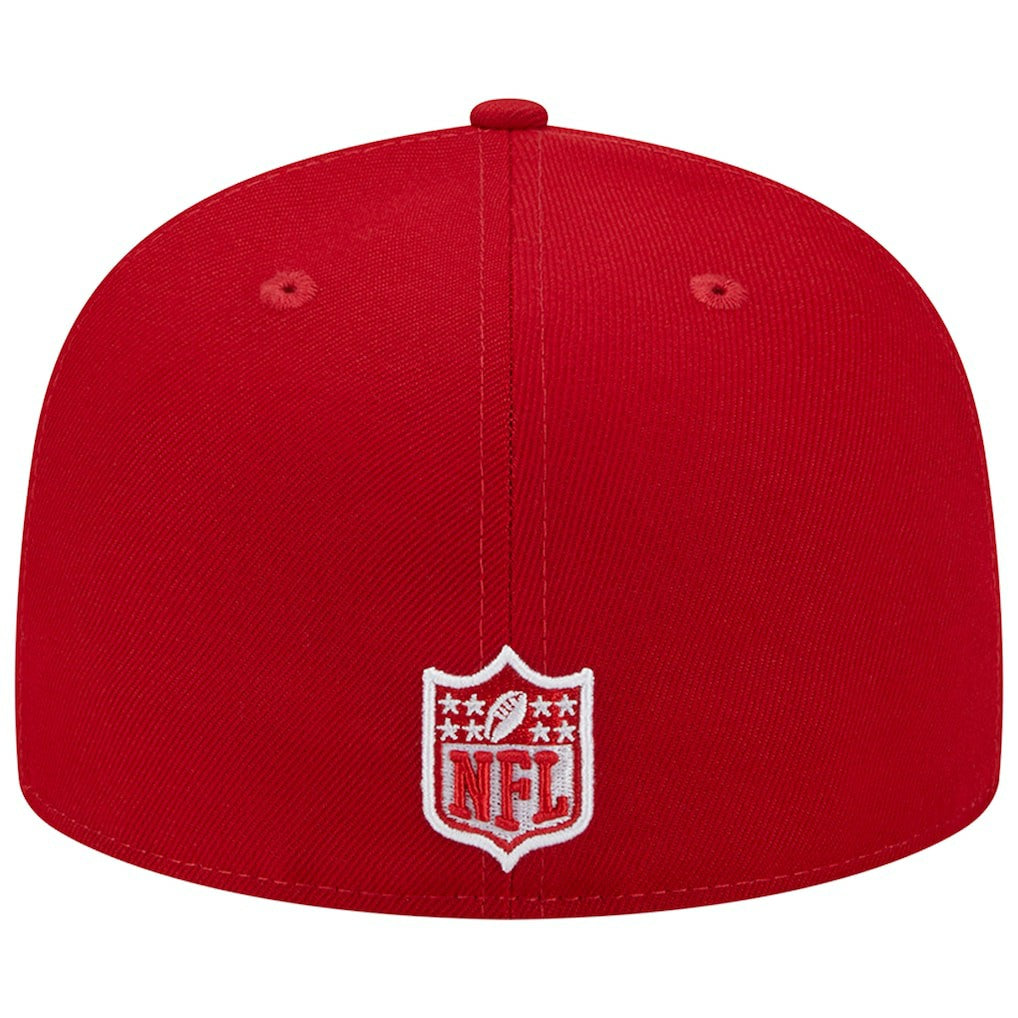 Los Angeles Rams New Era 1990 Hawaii Pro Bowl Main Patch 59FIFTY Fitted Hat Scarlet