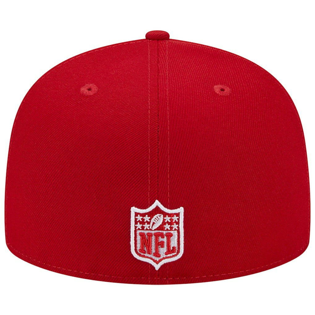 Pittsburgh Steelers New Era Super Bowl XLIII Main Patch 59FIFTY Fitted Hat Scarlet