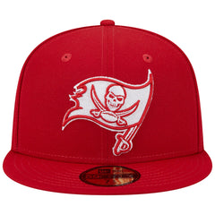 Tampa Bay Buccaneers New Era Super Bowl XXXVII Main Patch 59FIFTY Fitted Hat Scarlet
