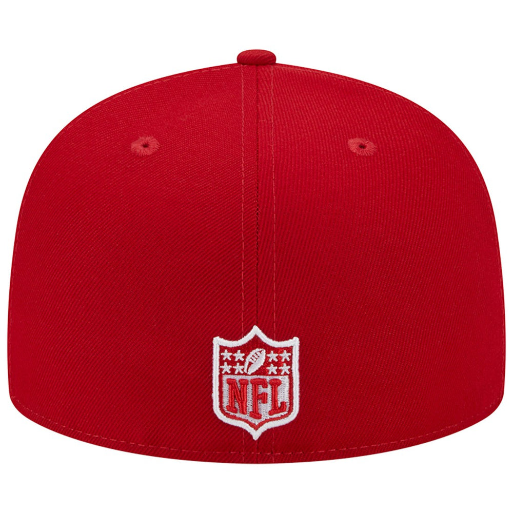 Tampa Bay Buccaneers New Era Super Bowl XXXVII Main Patch 59FIFTY Fitted Hat Scarlet
