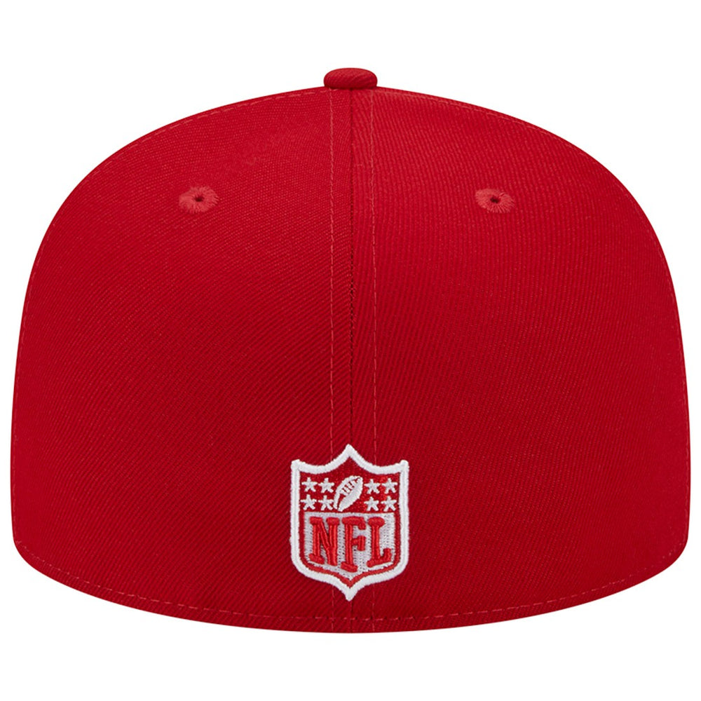 Tennessee Titans New Era 15 Years Main Patch 59FIFTY Fitted Hat Scarlet