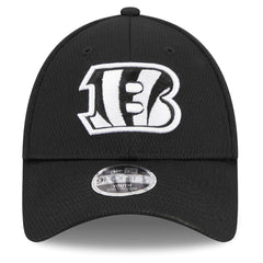 Cincinnati Bengals New Era Youth Main B-Dub 9FORTY Adjustable Hat Black