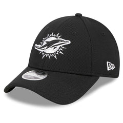 Miami Dolphins New Era Youth Main B-Dub 9FORTY Adjustable Hat Black