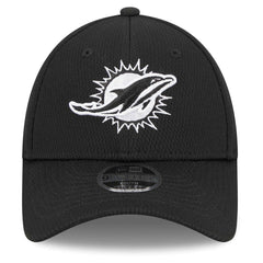 Miami Dolphins New Era Youth Main B-Dub 9FORTY Adjustable Hat Black