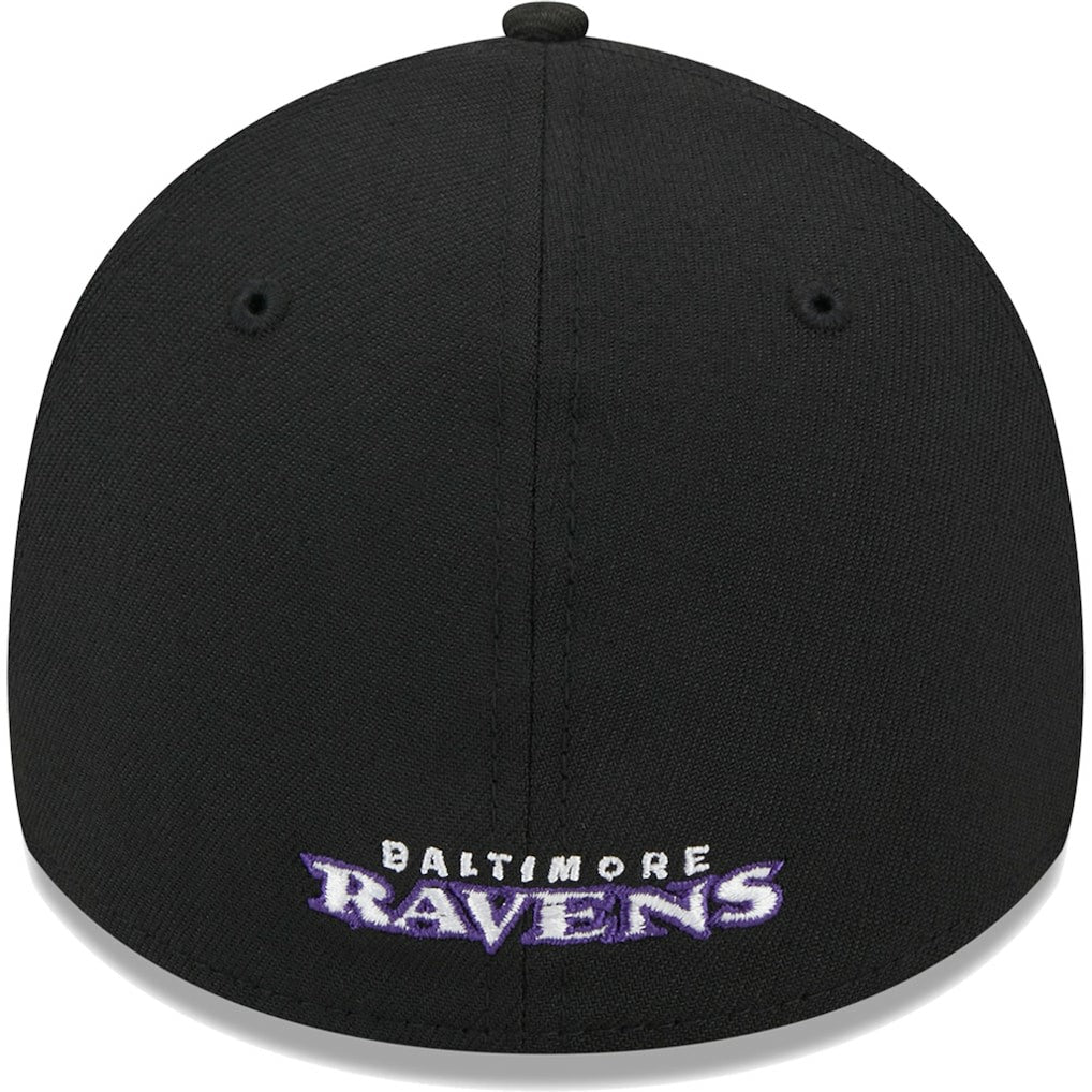 Baltimore Ravens New Era Main 39THIRTY Flex Hat Black