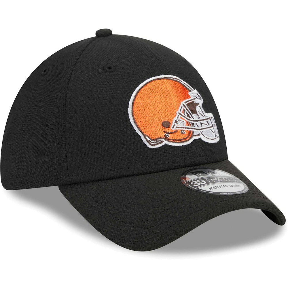 Cleveland Browns New Era Main 39THIRTY Flex Hat Black