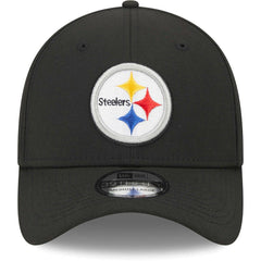 Pittsburgh Steelers New Era Main 39THIRTY Flex Hat Black