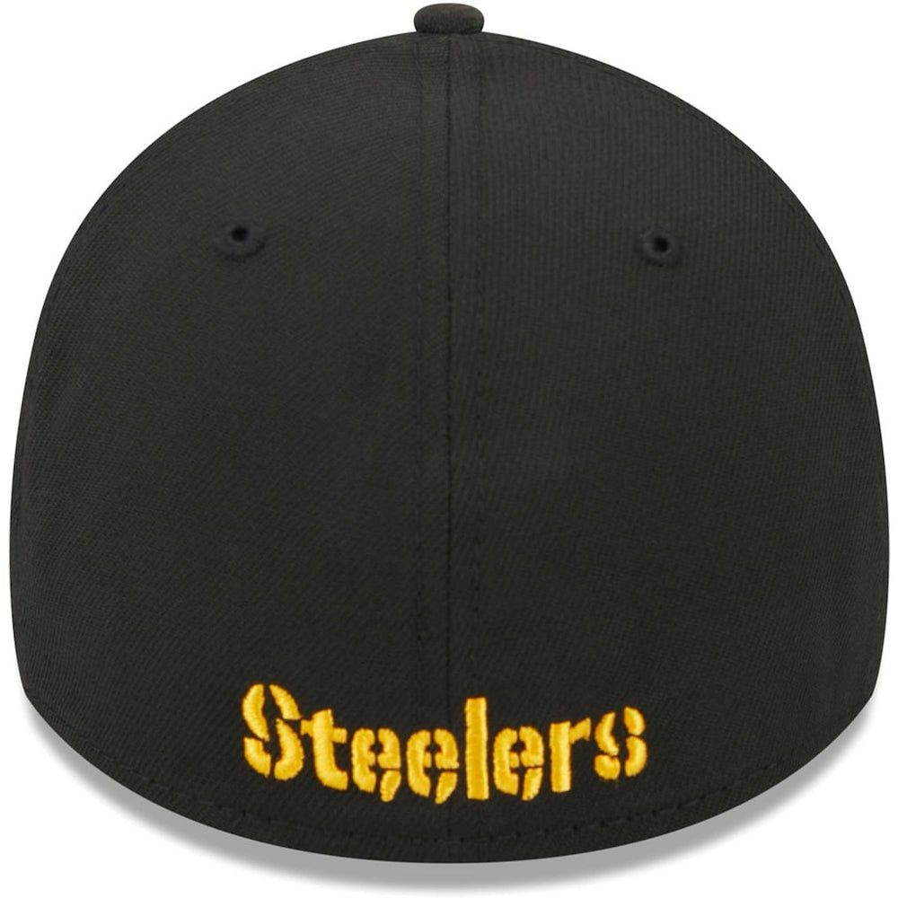 Pittsburgh Steelers New Era Main 39THIRTY Flex Hat Black