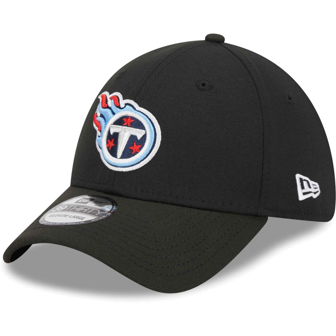 Tennessee Titans New Era Main 39THIRTY Flex Hat Black