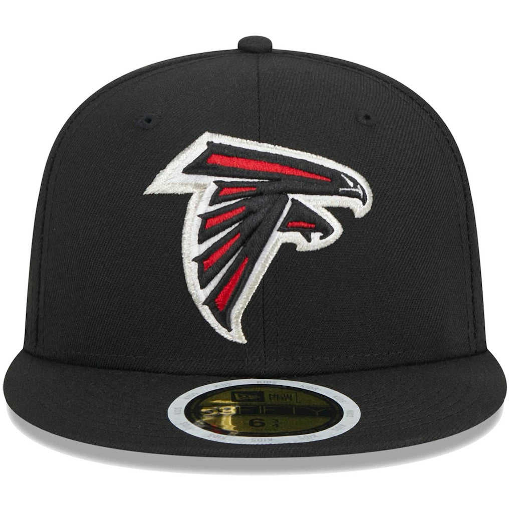 Atlanta Falcons New Era Youth Main 59FIFTY Fitted Hat Black