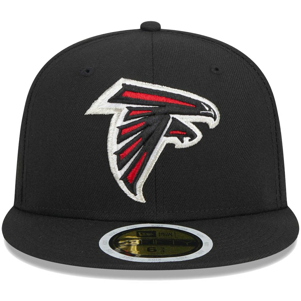 Atlanta Falcons New Era Youth Main 59FIFTY Fitted Hat Black