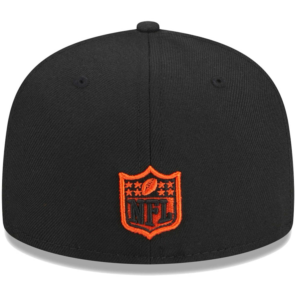 Cincinnati Bengals New Era Youth Main 59FIFTY Fitted Hat Black