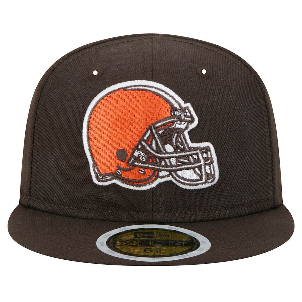 Cleveland Browns New Era Main 59FIFTY Fitted Hat Brown