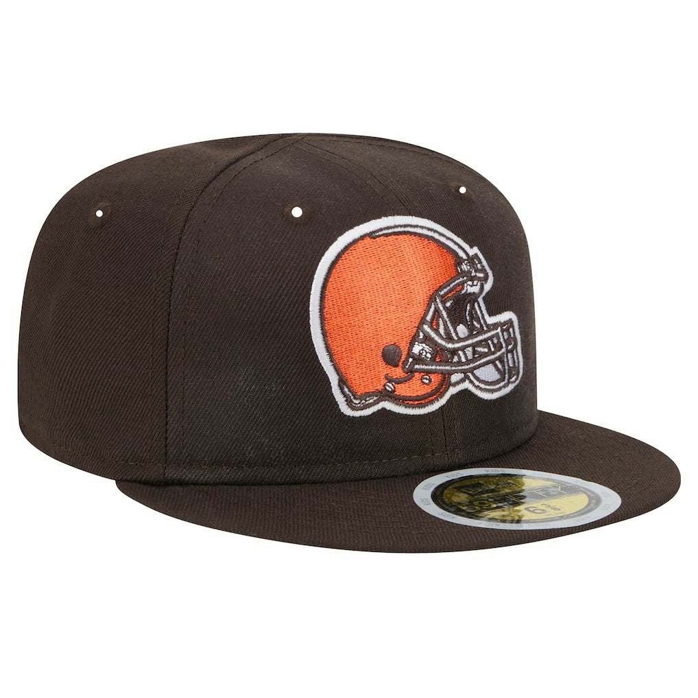 Cleveland Browns New Era Main 59FIFTY Fitted Hat Brown