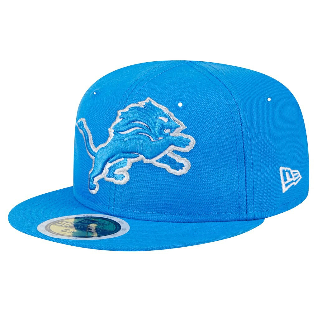 Detroit Lions New Era Main 59FIFTY Fitted Hat Blue