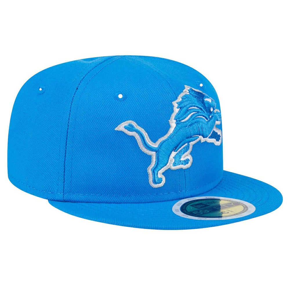 Detroit Lions New Era Main 59FIFTY Fitted Hat Blue
