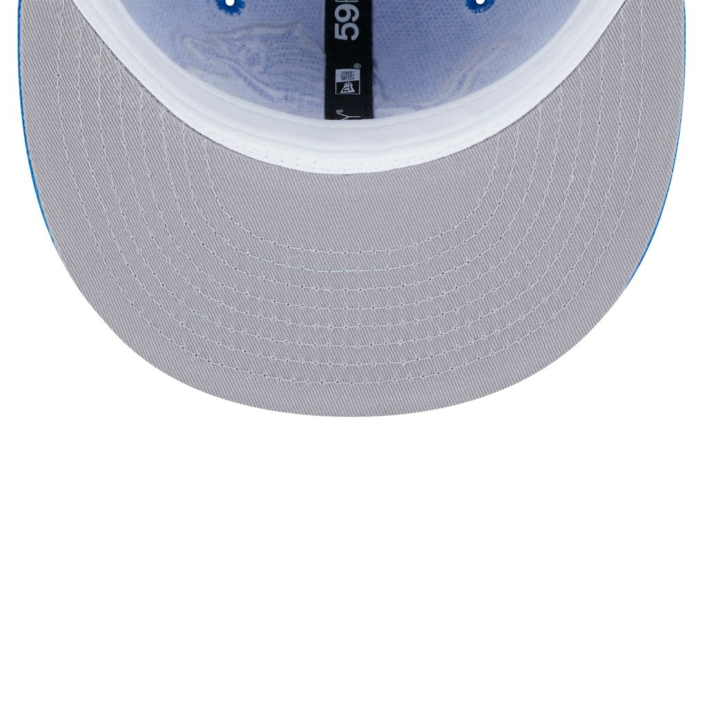 Detroit Lions New Era Main 59FIFTY Fitted Hat Blue