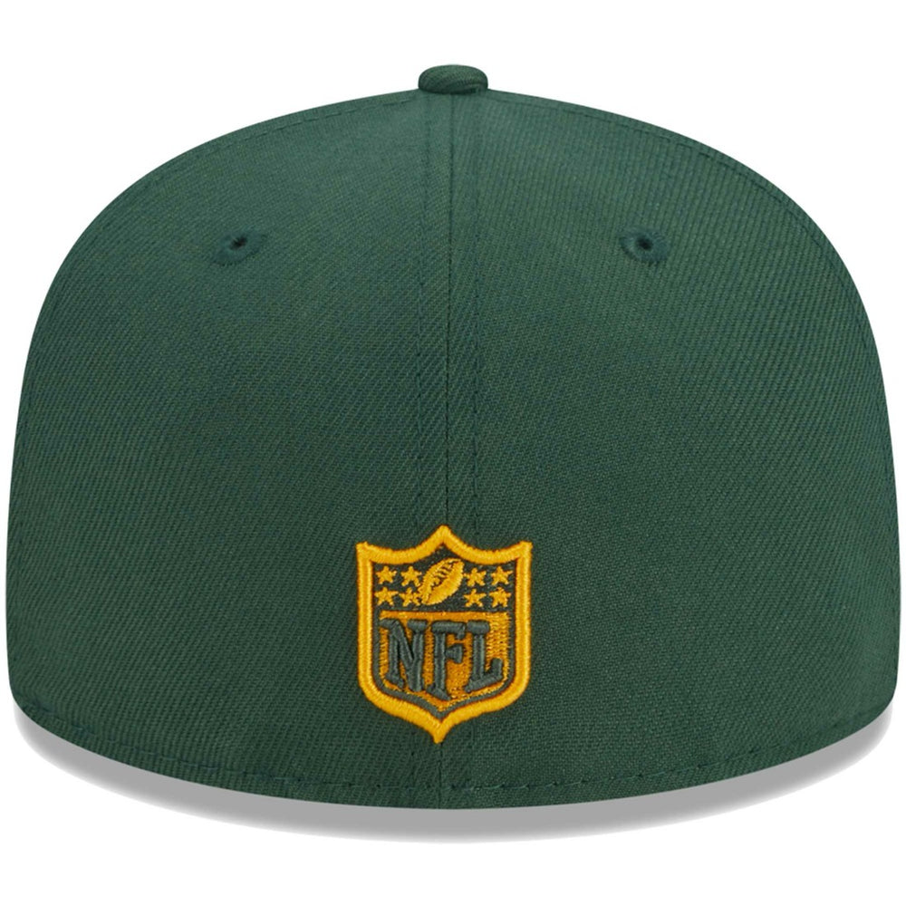 Green Bay Packers New Era Youth Main 59FIFTY Fitted Hat Green