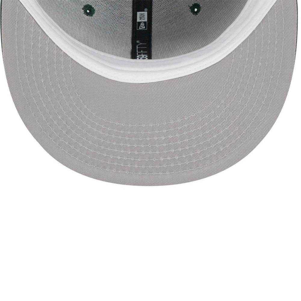 Green Bay Packers New Era Youth Main 59FIFTY Fitted Hat Green