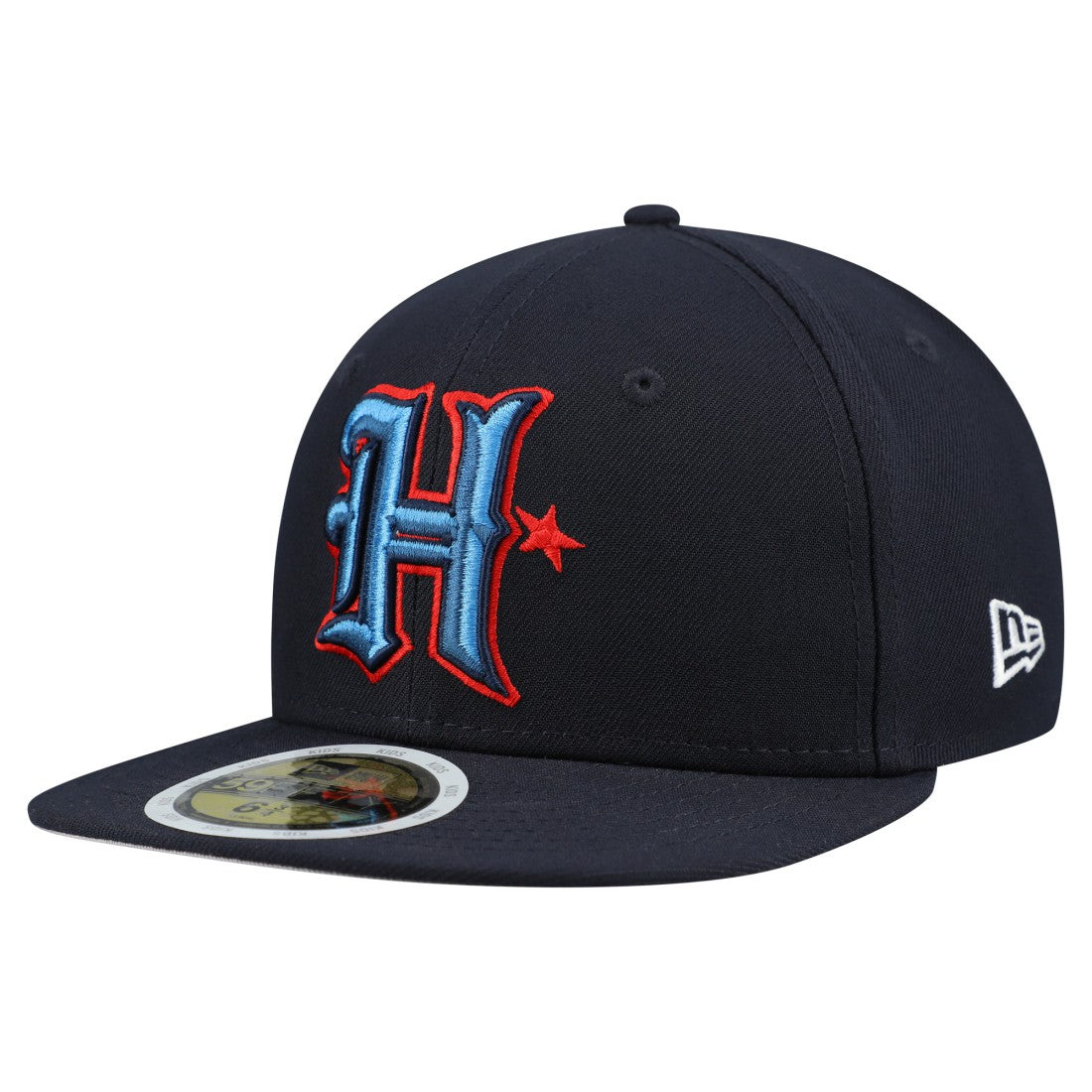 Houston Texans New Era Main 59FIFTY Fitted Hat Navy