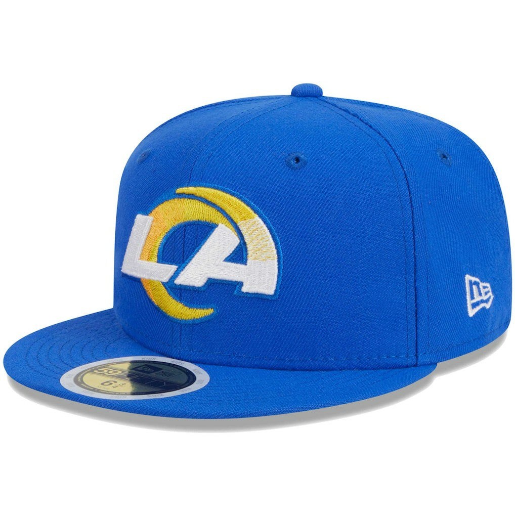 Los Angeles Rams New Era Youth Main 59FIFTY Fitted Hat Royal