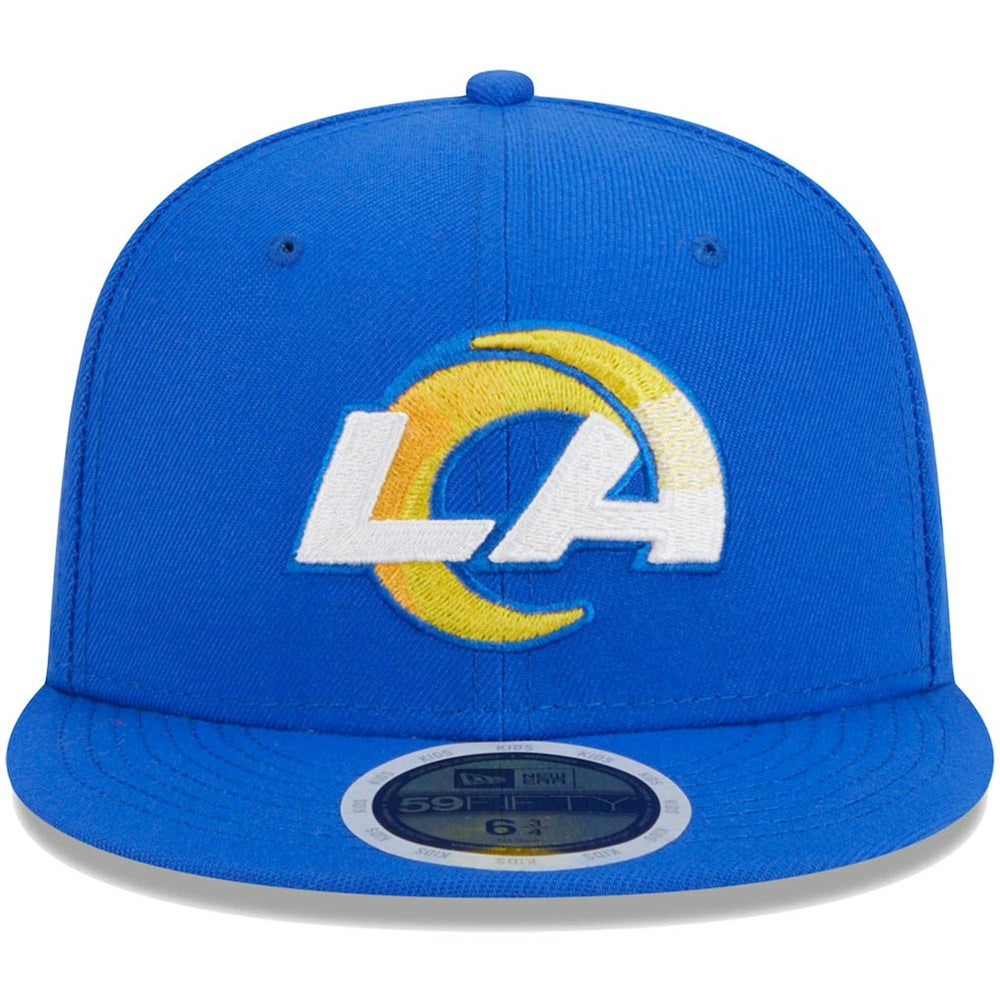 Los Angeles Rams New Era Youth Main 59FIFTY Fitted Hat Royal