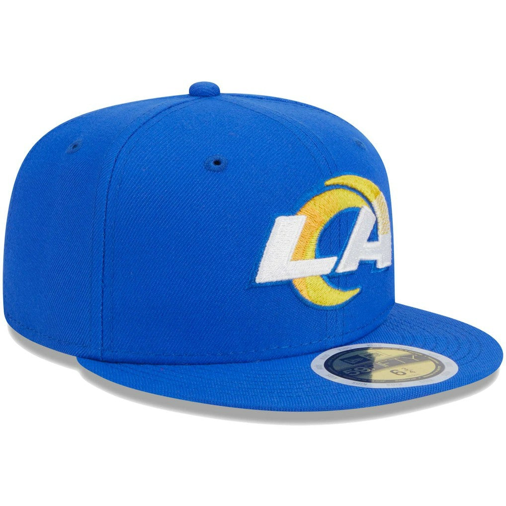 Los Angeles Rams New Era Youth Main 59FIFTY Fitted Hat Royal