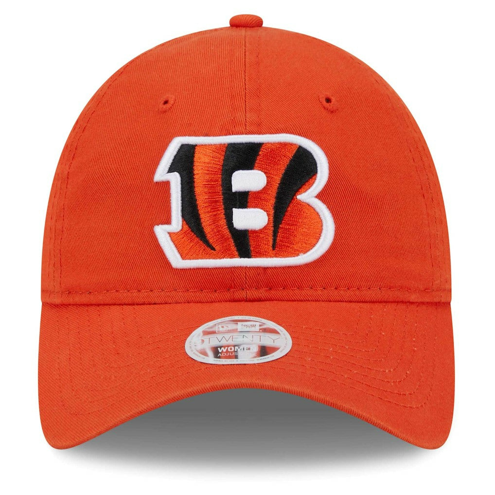 Cincinnati Bengals New Era Women's Main Core Classic 2.0 9TWENTY Adjustable Hat Orange