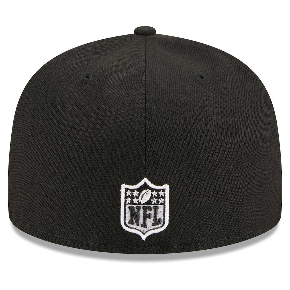 Kansas City Chiefs New Era Main Patch 59FIFTY Fitted Hat Black