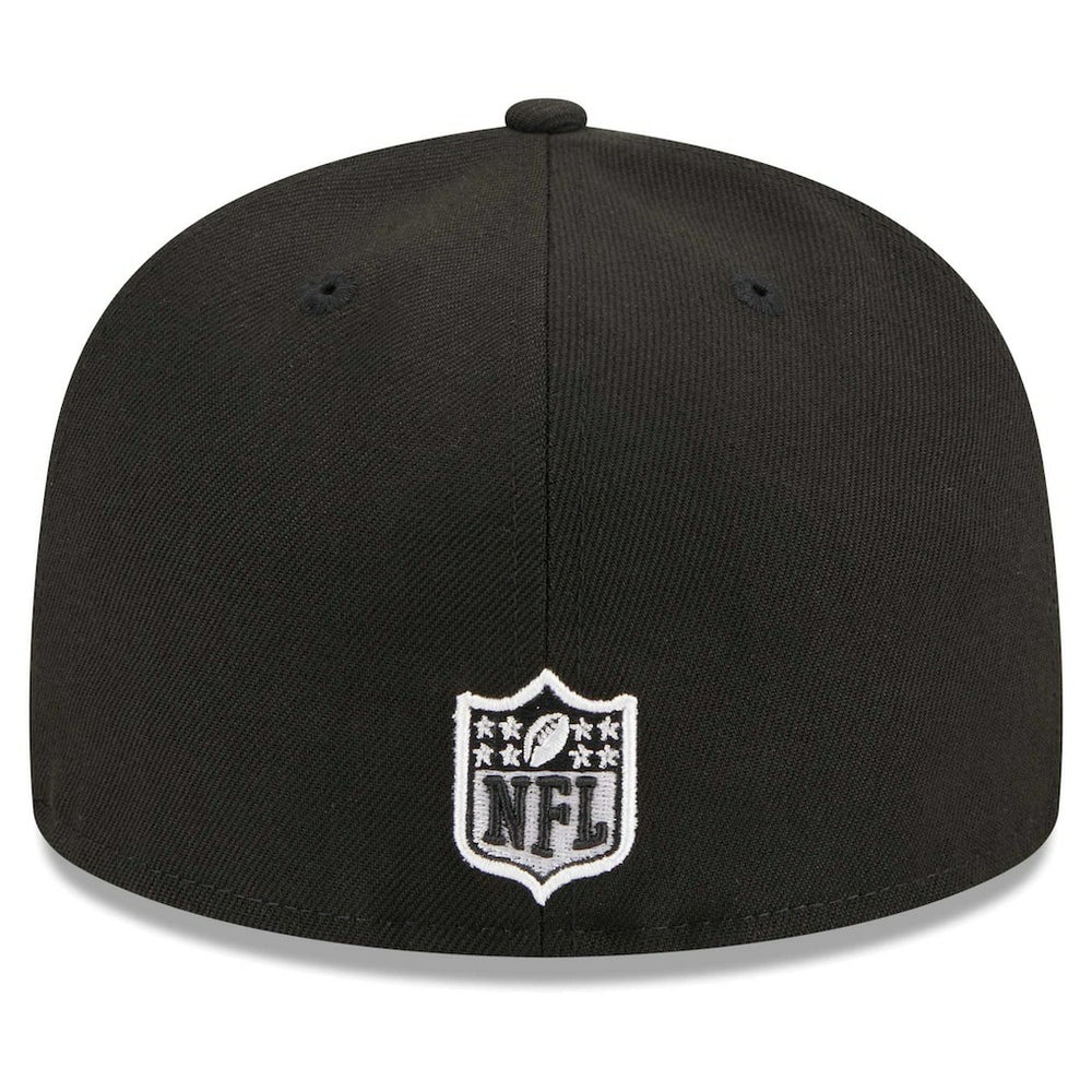 Kansas City Chiefs New Era Main Patch 59FIFTY Fitted Hat Black