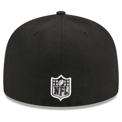Kansas City Chiefs New Era Main Patch 59FIFTY Fitted Hat Black