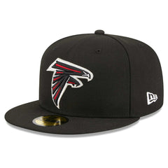 Atlanta Falcons New Era Main Patch 59FIFTY Fitted Hat Black