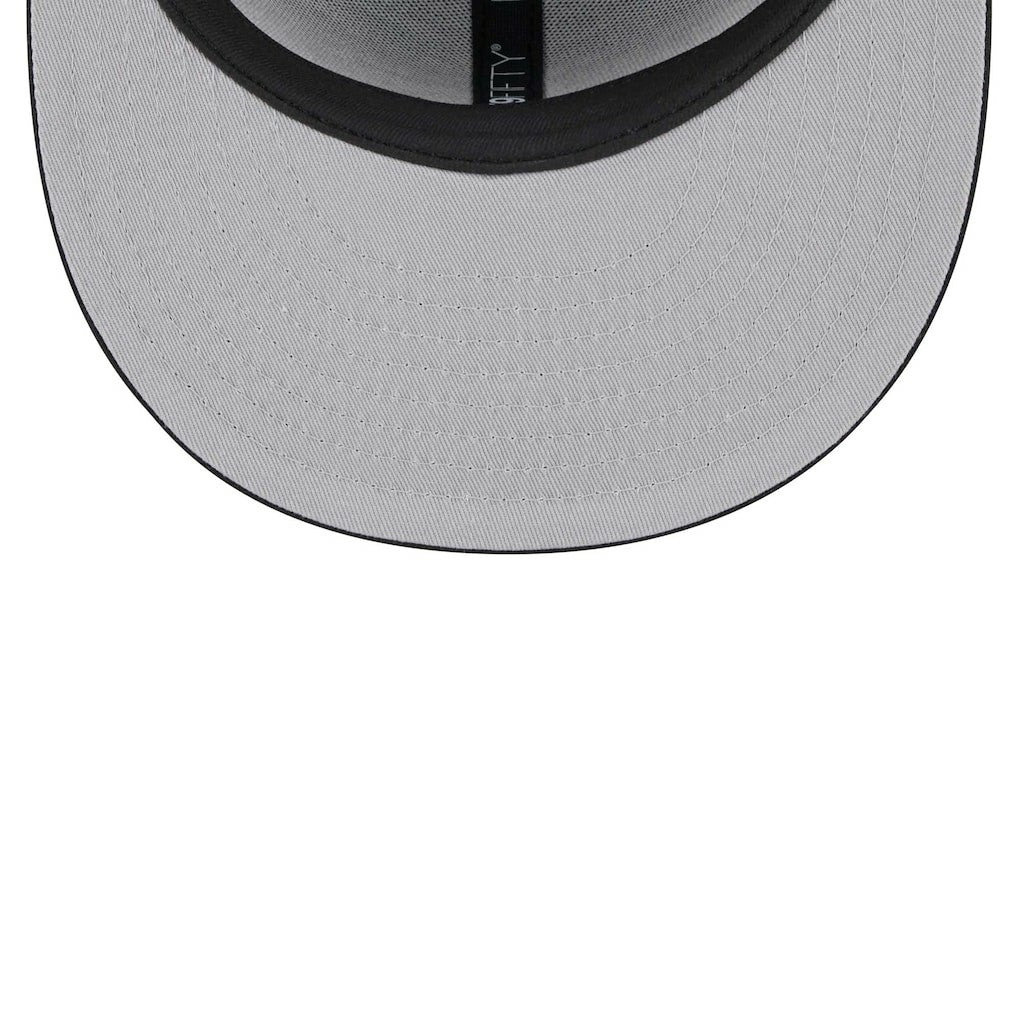 Miami Dolphins New Era Main Patch 59FIFTY Fitted Hat Black