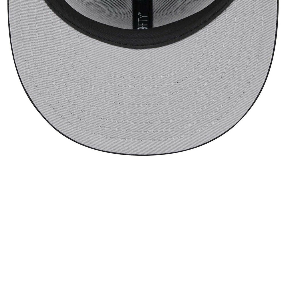 Miami Dolphins New Era Main Patch 59FIFTY Fitted Hat Black