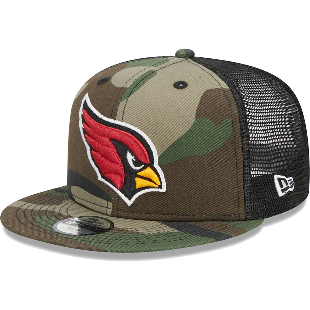Arizona Cardinals New Era Youth Main Trucker 9FIFTY Snapback Hat Camo