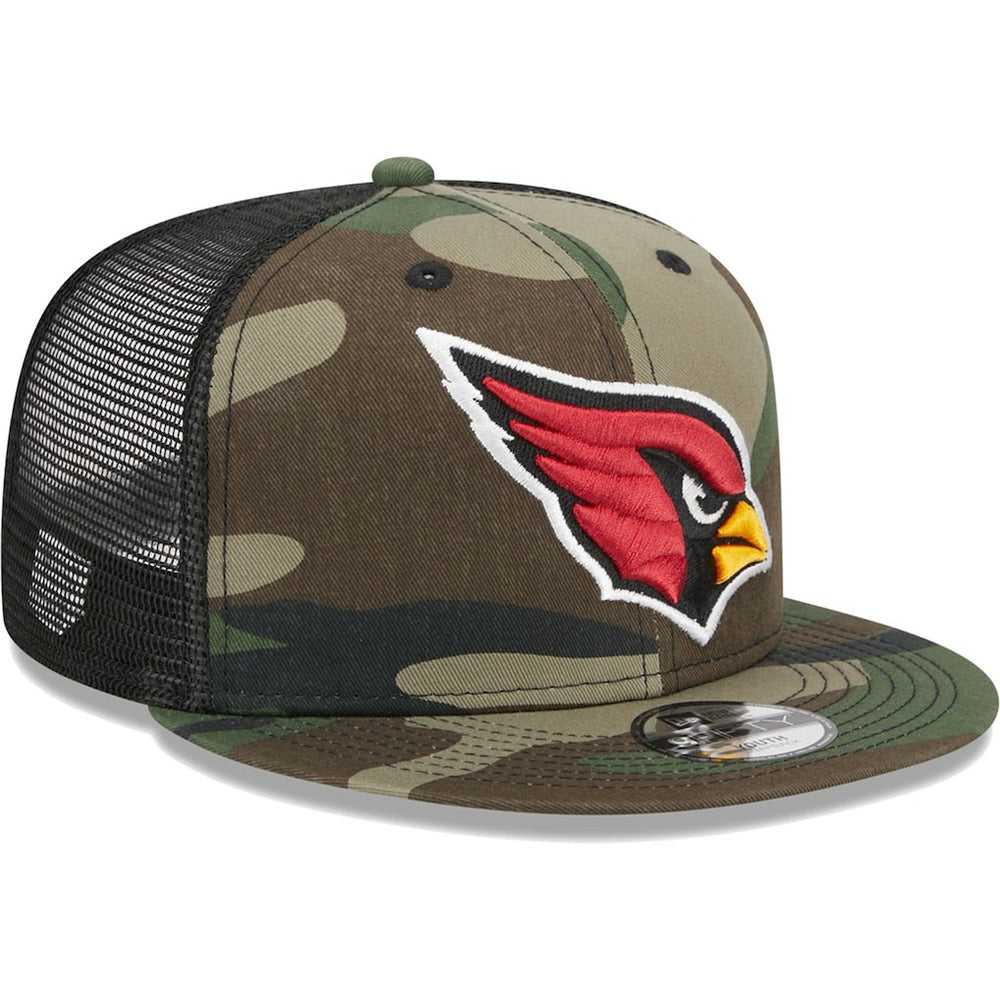 Arizona Cardinals New Era Youth Main Trucker 9FIFTY Snapback Hat Camo