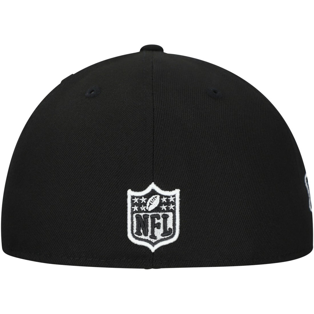 New York Jets New Era Main Patch 59FIFTY Fitted Hat Black