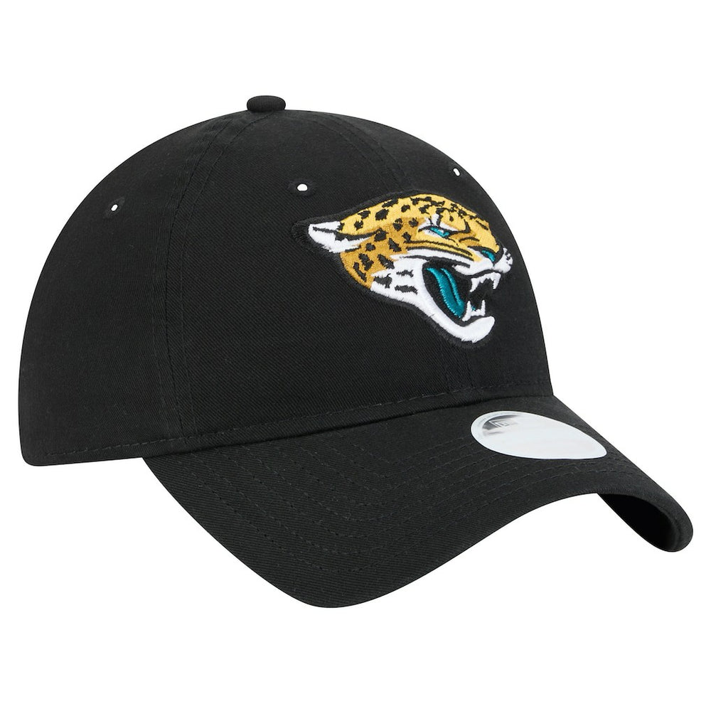 Jacksonville Jaguars New Era Women's Main Core Classic 2.0 9TWENTY Adjustable Hat Black